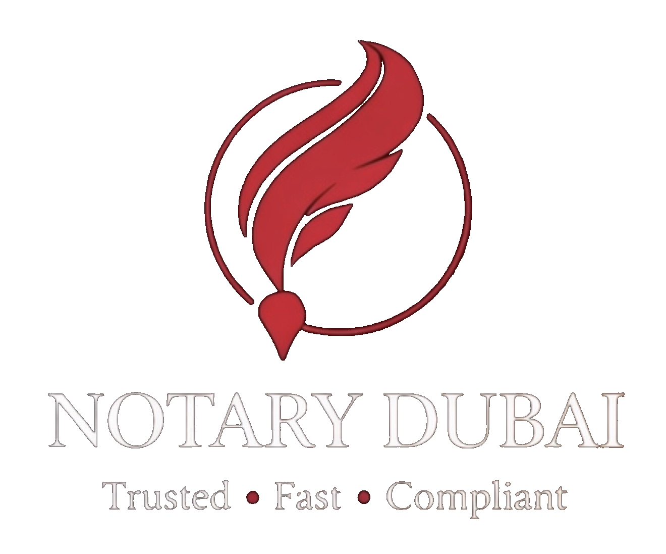Notary Dubai Logo - Trusted Fast Compliant